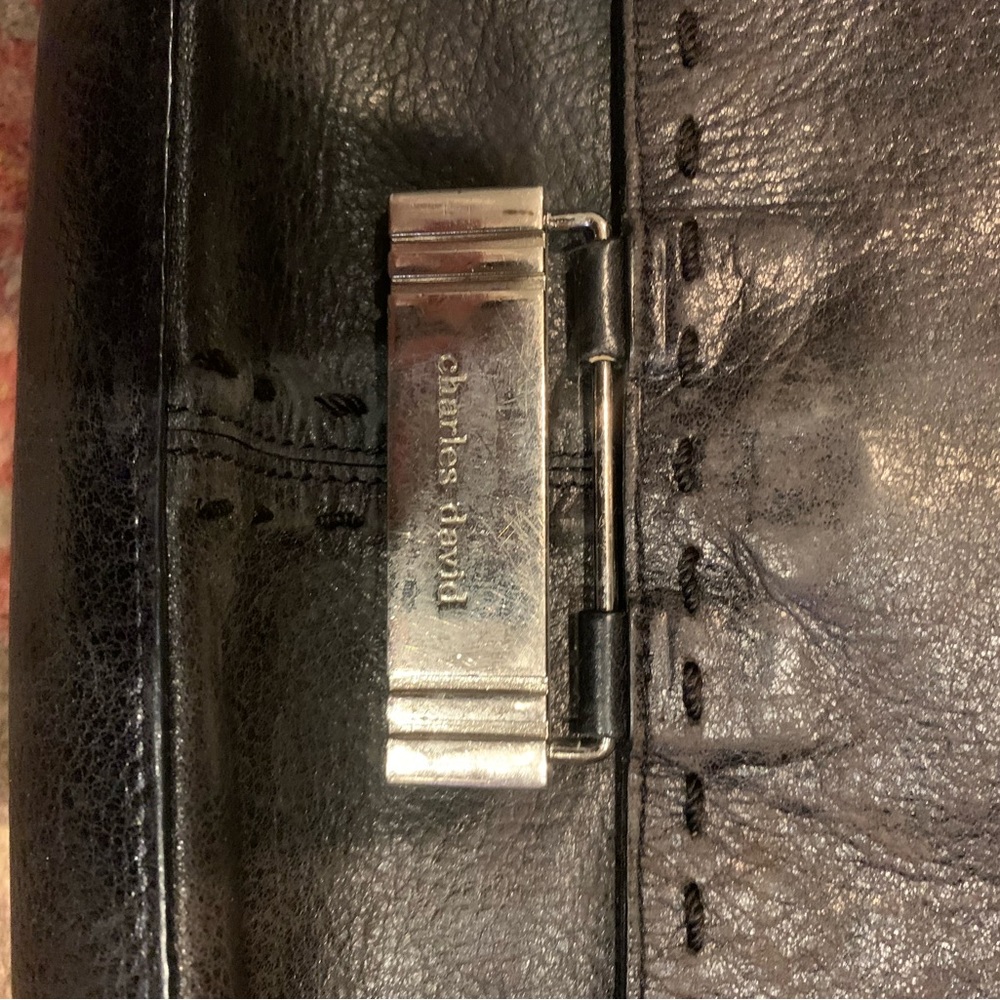 Classic Charles David Leather Structured Bag - image 3